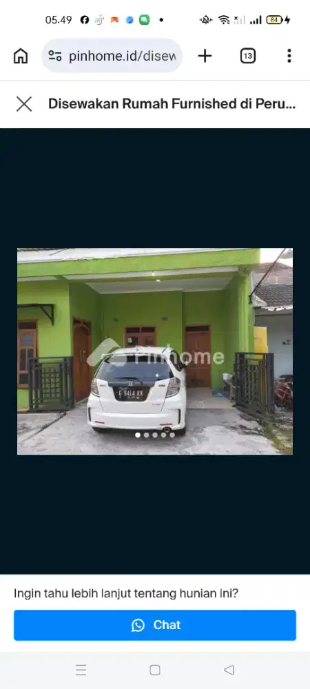 Rumah siap huni furnished lokasi strategis dekat RSUD Wongsonegoro,