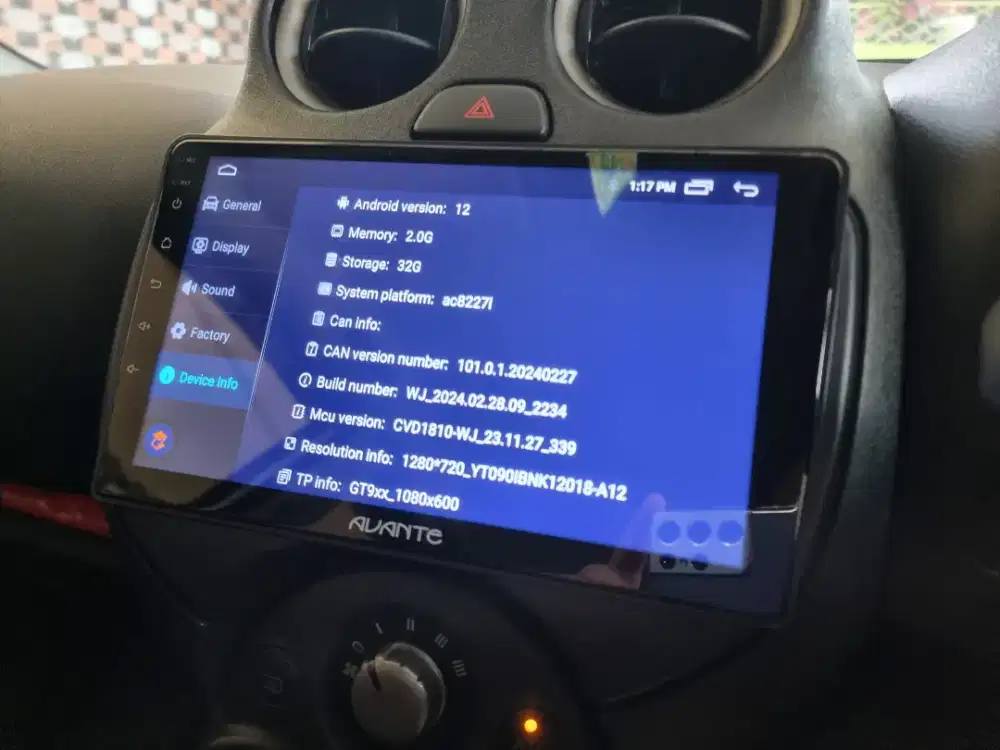 Head Unit Android Avante Phoenix AD-9910