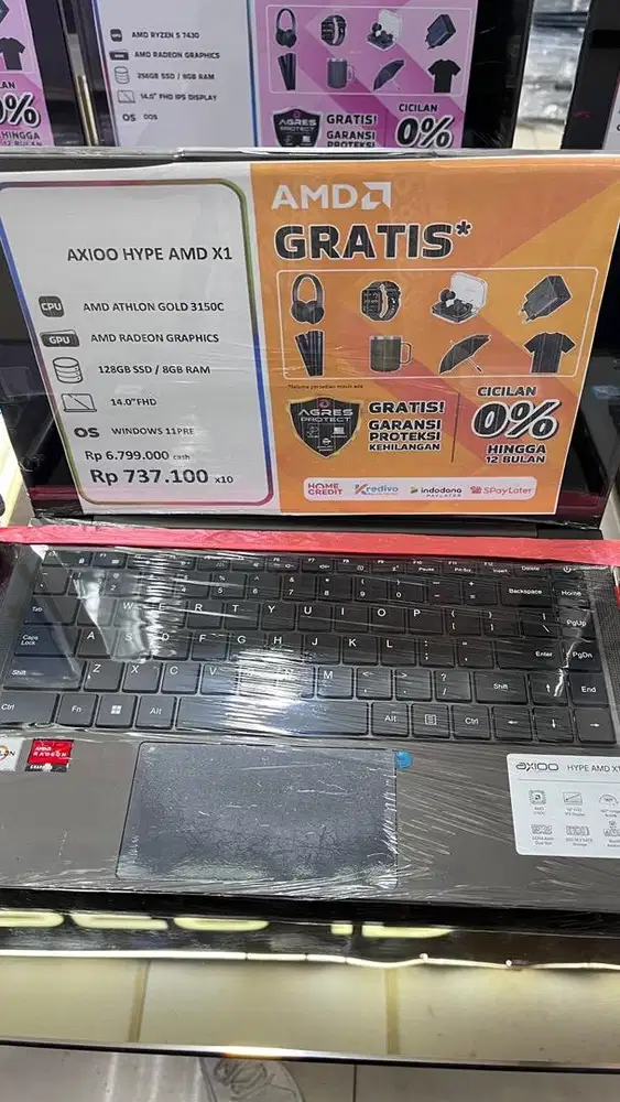 Laptop Axioo Hype Amd X1 Promo Free 2X Angsuran