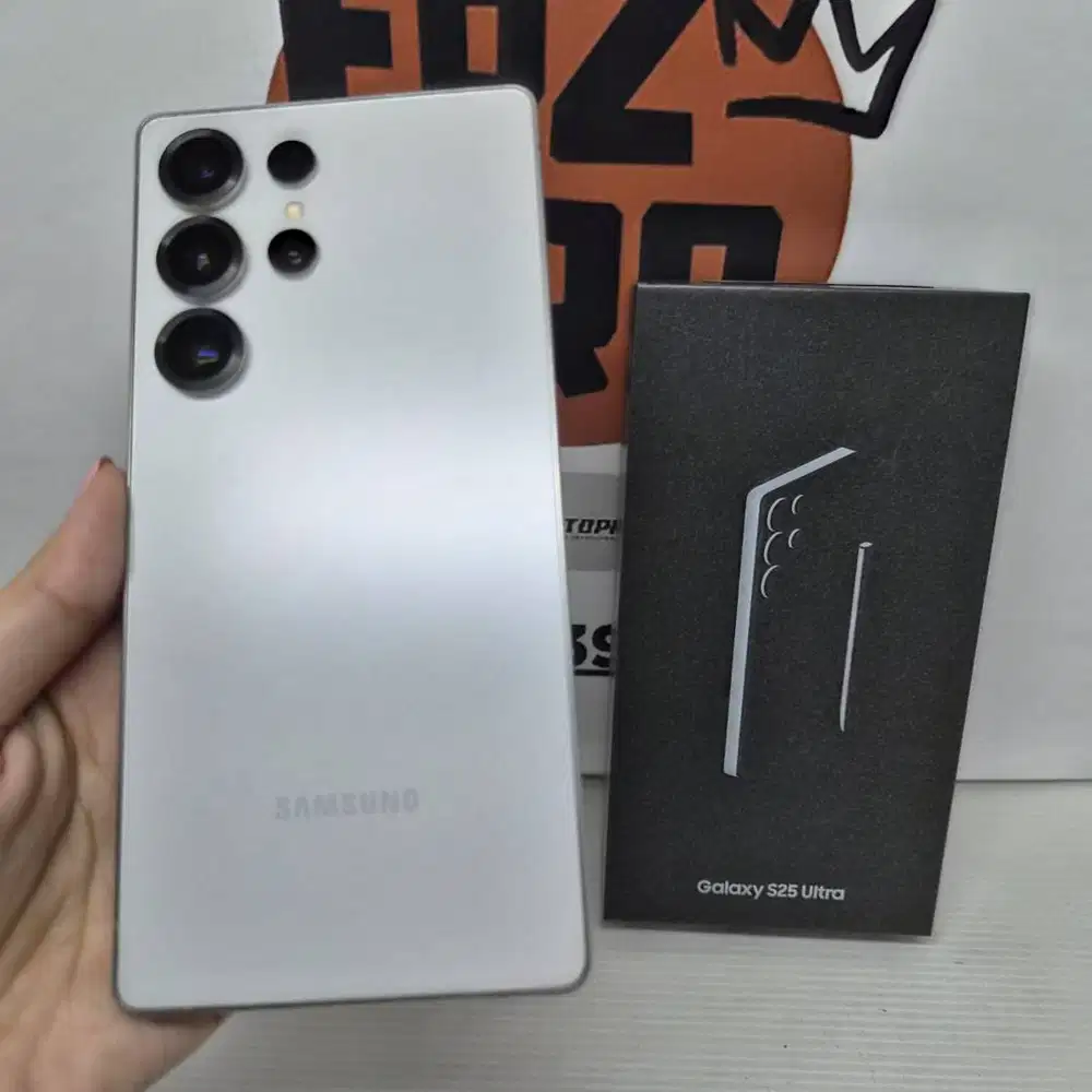 Samsung S25 Ultra White 12/512GB FULLSET Mulus No Minus Ex Sein