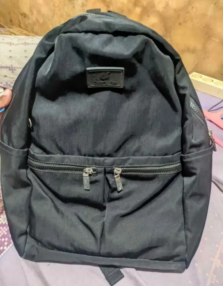 Tas Ransel Hitam Merk Colorful Fox