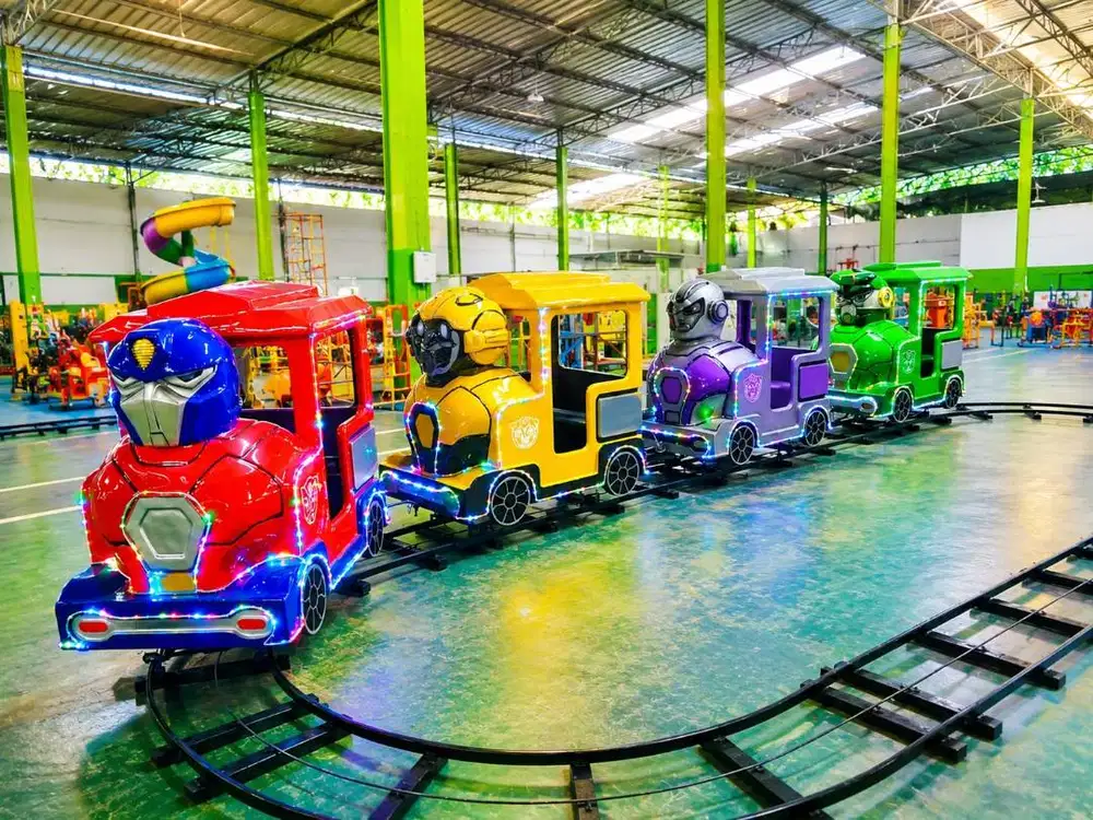 odong kereta lantai karakter robot terbaru