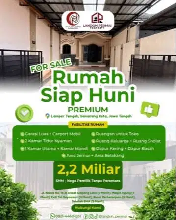 RUMAH YANG SIAP HUNI - PREMIUM - STRATEGIS - NEGO KEPEMILIK LANGSUNG