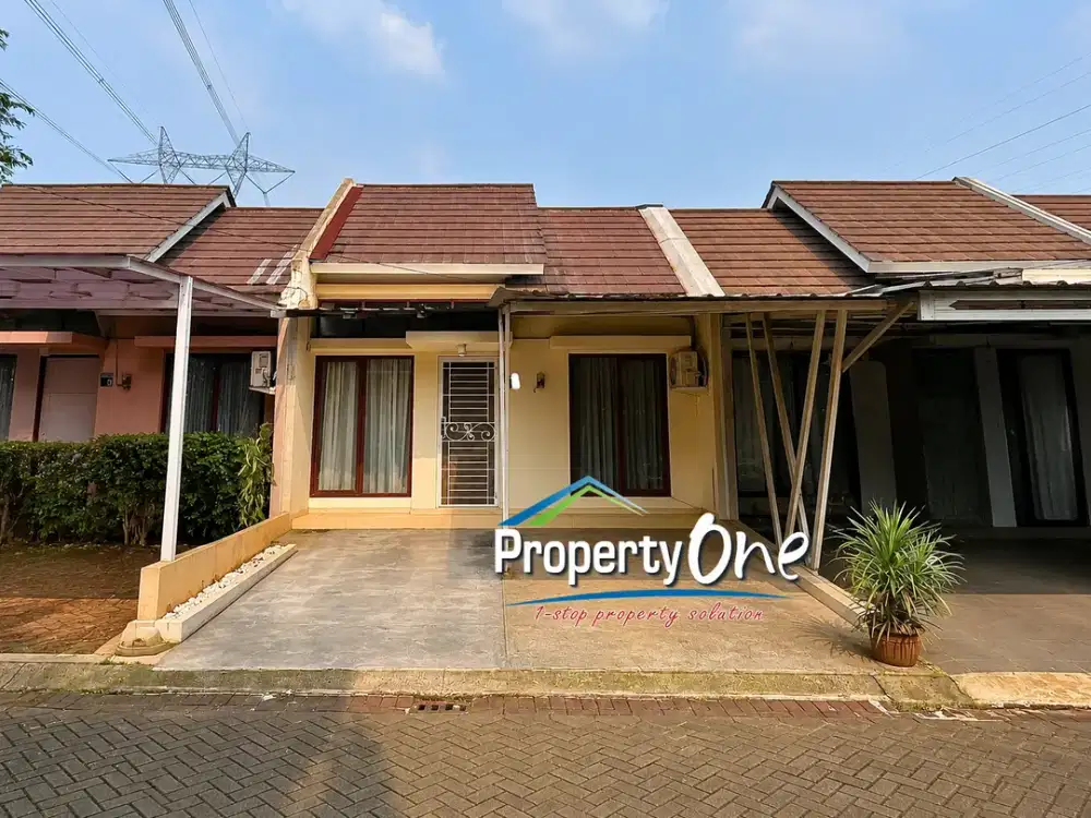 Jual Rumah 1 Lantai Semi Furnish Dan Sudah Ful Renovasi Di Serpong Lagoon Dekat Akses KRL Serpong Dan Tol BSD-Serpong