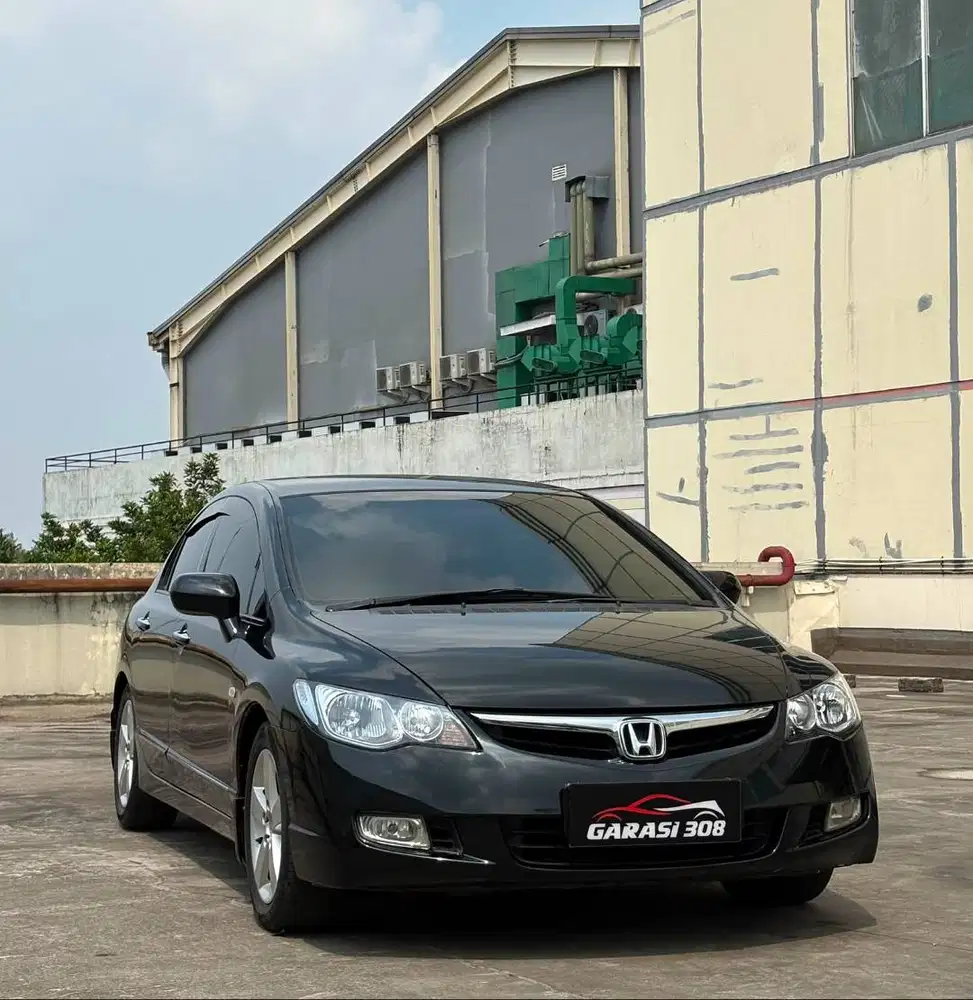 Honda Civic FD1 1.8 AT 2008 Hitam Kilometer 80 rb pajak 03-2027