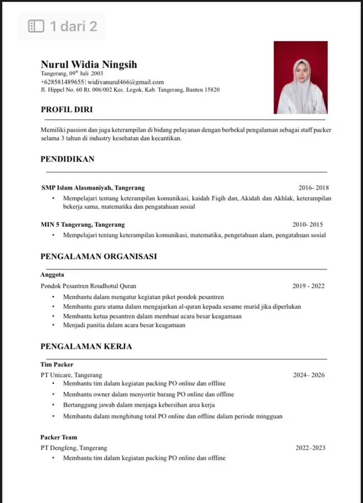 Mencari pekerjaan
