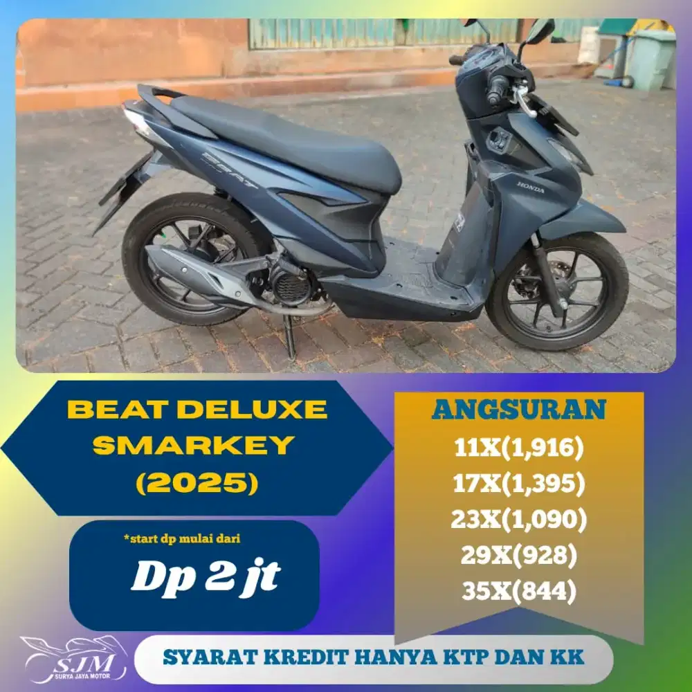 HONDA BEAT DELUXE SMARTKEY 2025 MESIN HALUS