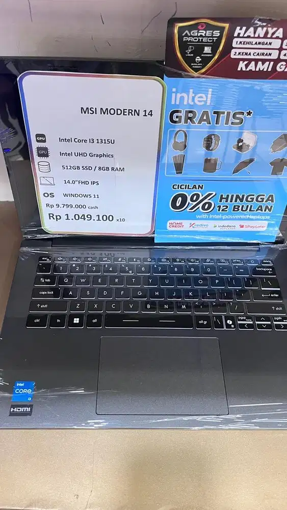 Laptop Msi Modern Promo Cicilan Free 2X Angsuran