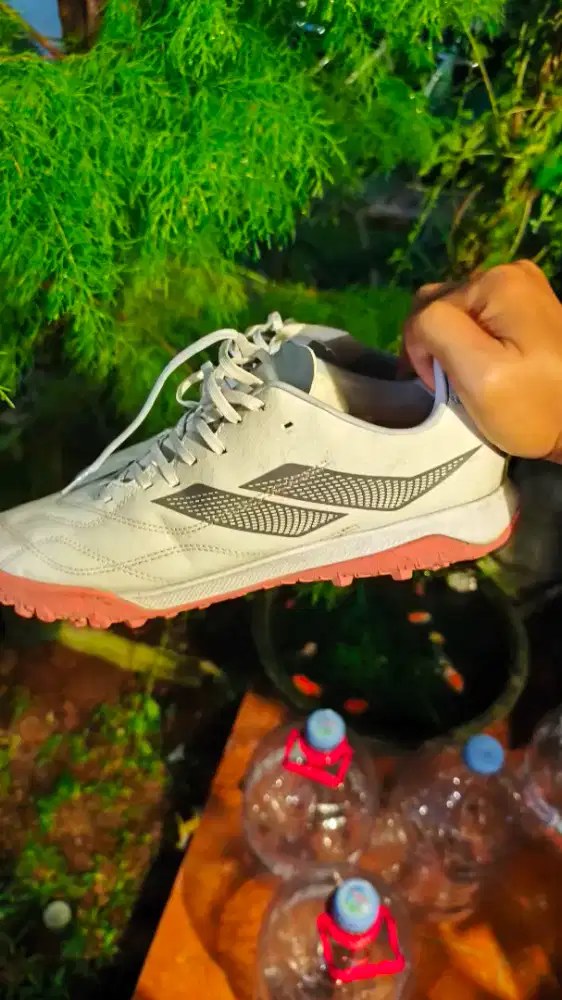 Mills Sepatu Mini Soccer Enzo TF Grey Pink