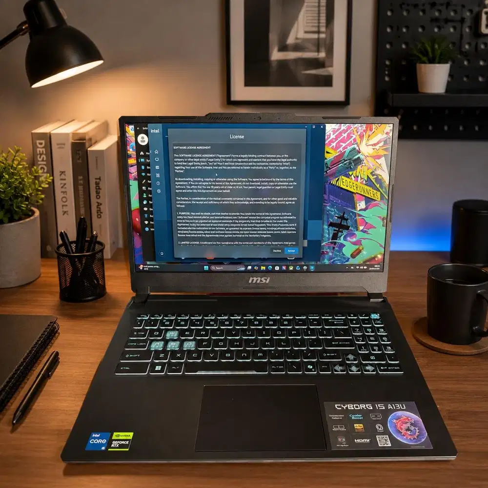 Laptop Gaming DDR5 MSI CYBORG