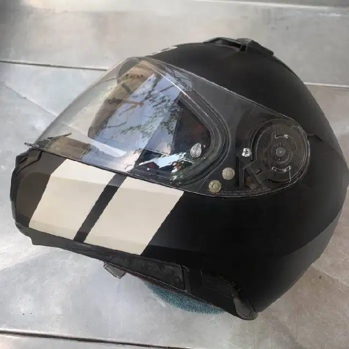 HELM NOLAN N87 martz matte black doff double visor size XL ORIGINAL