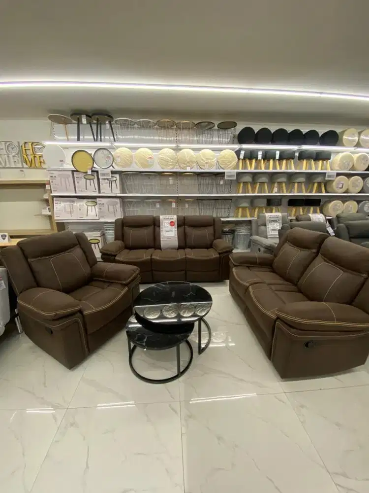 PROMO SOFA SET RECLINER WINCESTER SELMA 3,2,1