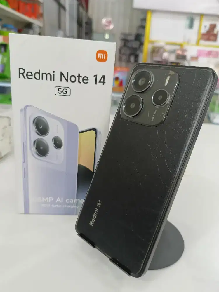 xiaomi redminote 14 5G 8/256,fulset,belum.pernah bongkar ,siap pakai,