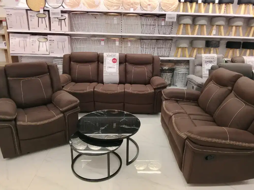 Sofa set recliner winchester 3s+2s+1s