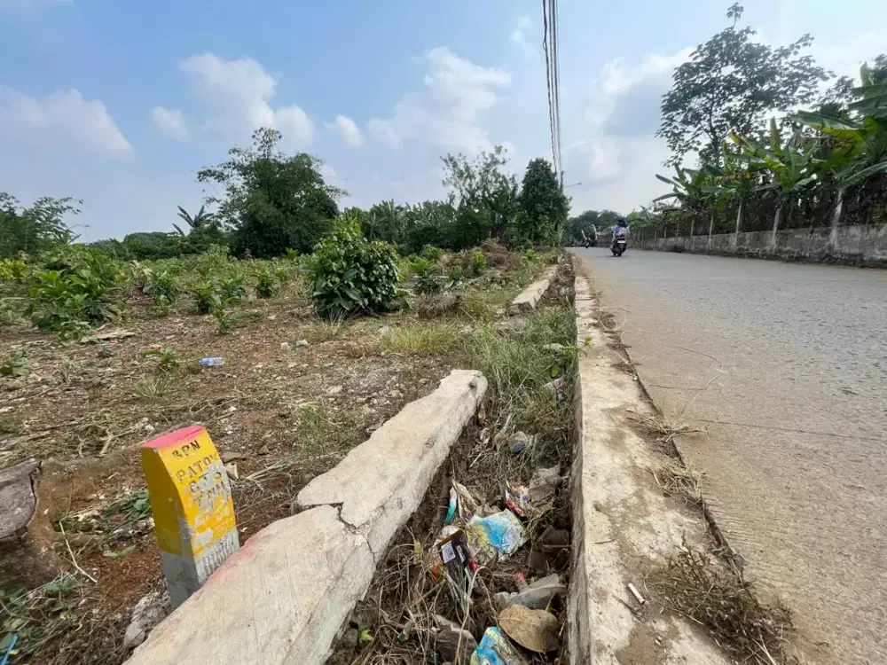 MURAH! Tanah Cisauk SHM 100Jtan Pinggir Jaan - Cocok Invest/Hunian - 10 Menit Stasiun Jatake