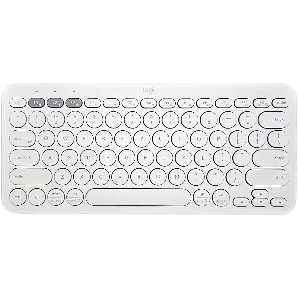 260810D Original Logitech K380 Tonal White BNOB Bluetooth Keyboard Mul