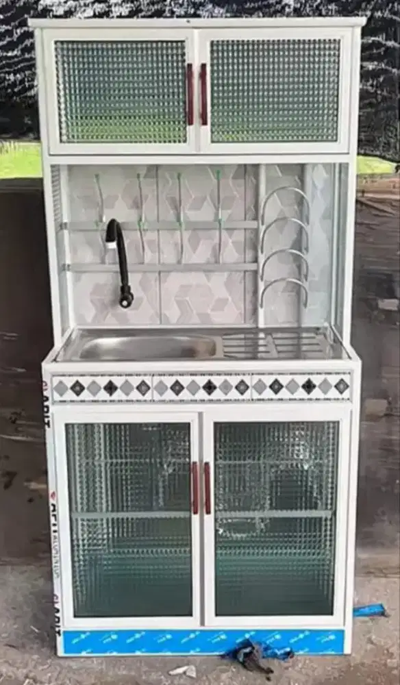 Rak piring dan Wastafel