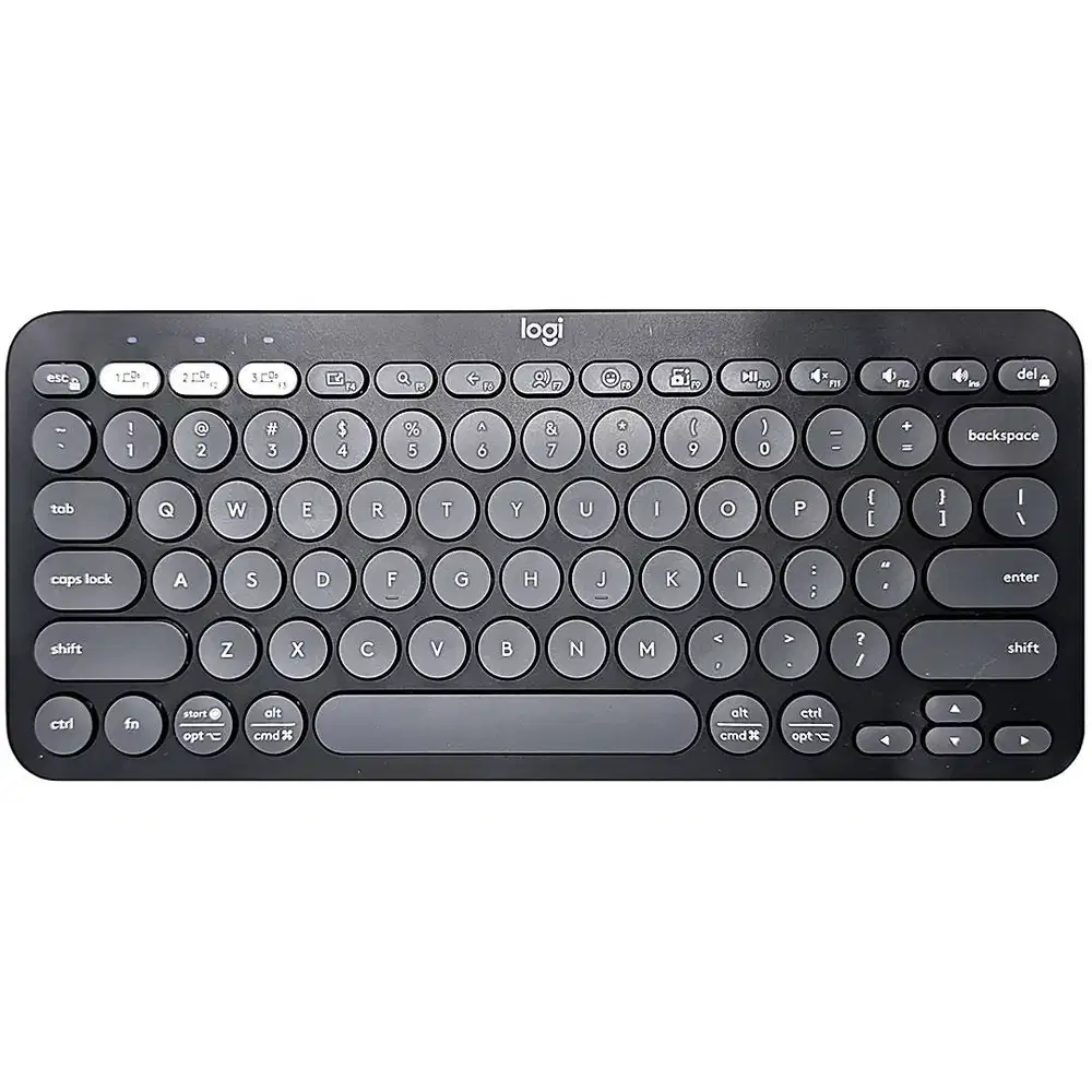 260810E Original Keyboard Logitech K380s Pebble Keys 2 Graphite Black