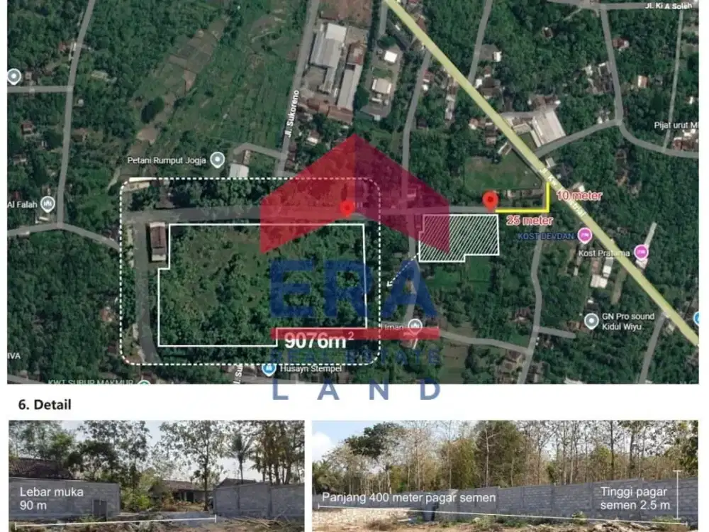 Dijual Tanah Zona Industri di Jalan DK Dhisil Salamrejo Kulon Progo Yogyakarta
