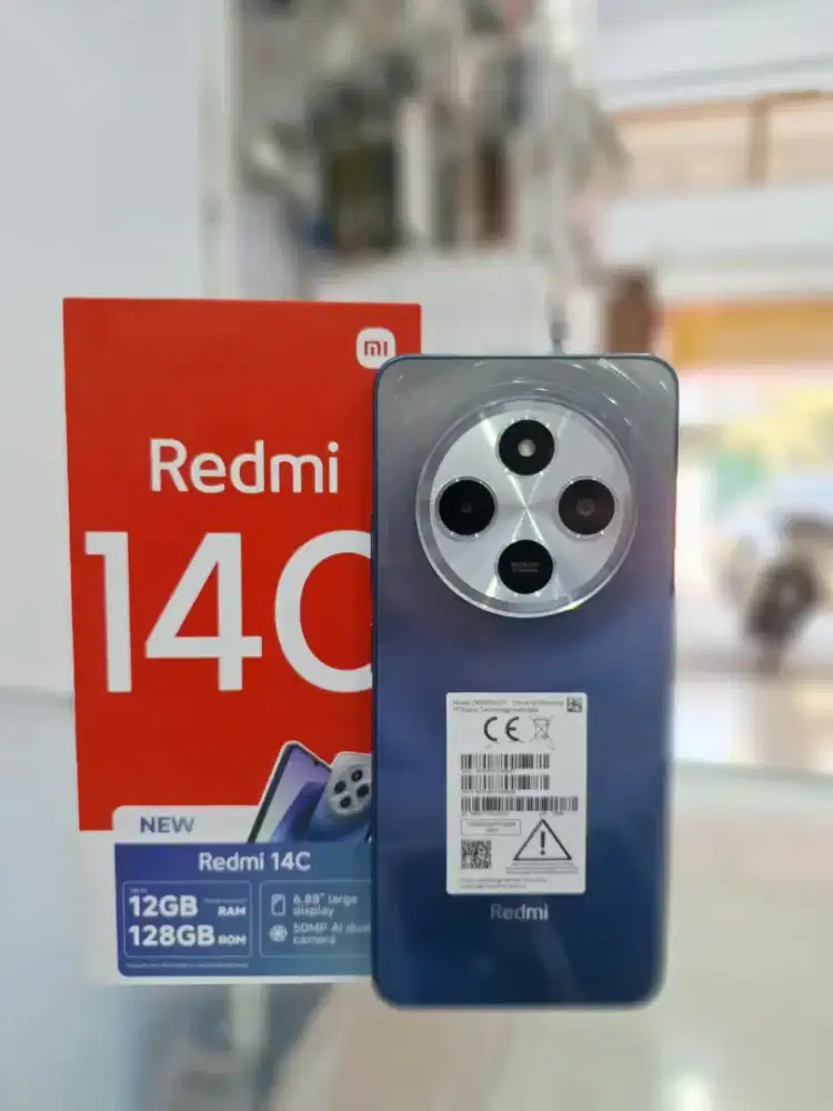 Xiaomi redmi 14C ram 6+6/128gb lengkap
