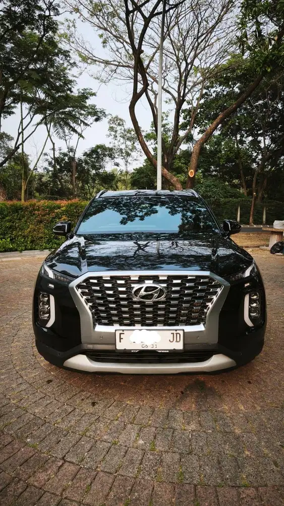 Hyundai Palisade 2.2 Signature Diesel Hitam NIK 2021 42Rb Km Resmi