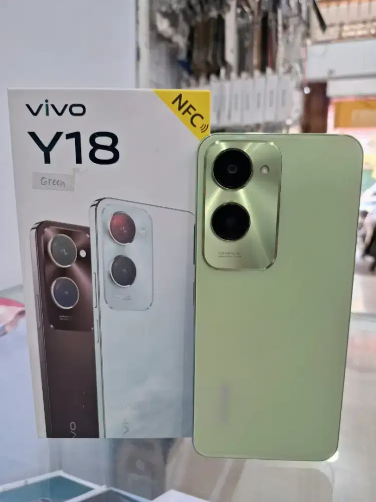 Vivo Y18 ram 4+4/64gb lengkap