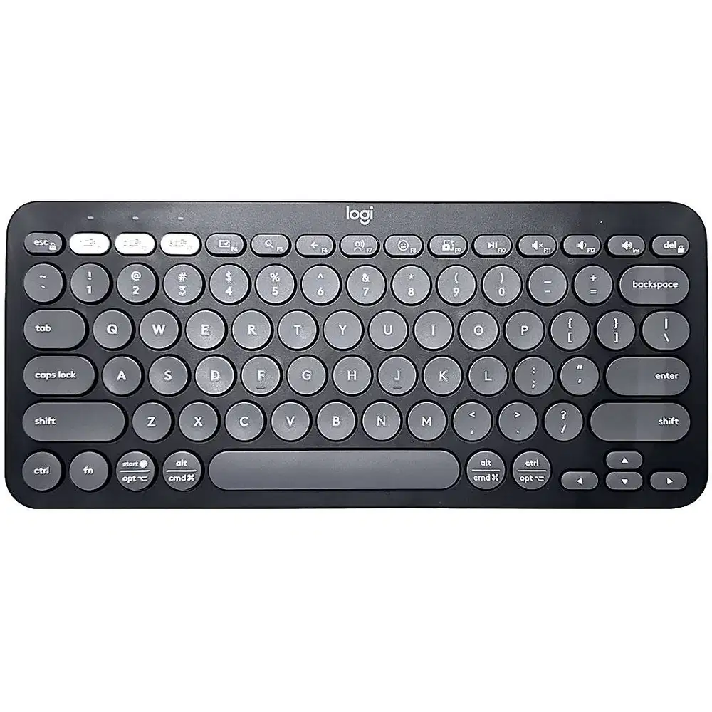 260810F Original Keyboard Logitech K380s Pebble Keys 2 Graphite Black