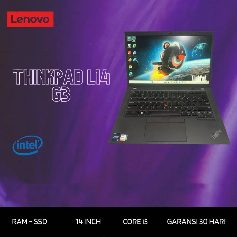 Lenovo Thinkpad L14 G3 Core i5 Gen 12 Ram 16GB *RC