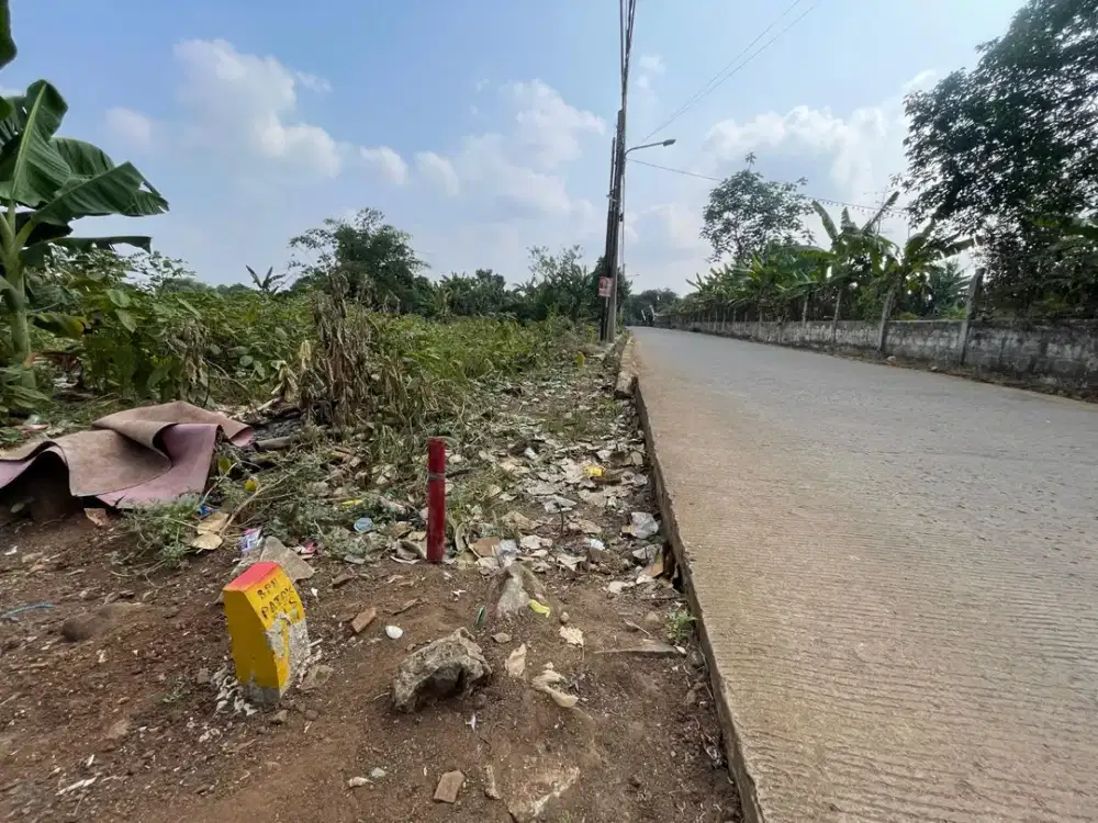 Tanah Murah Cisauk SHM 100Jtan Pinggir Jaan - Cocok Invest/Hunian - 10 Menit Stasiun Jatake dan Tol Legok