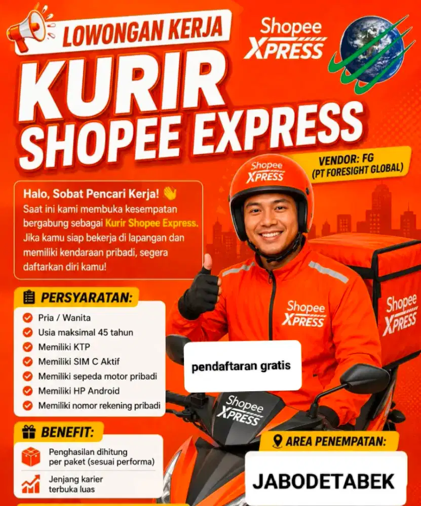 Lowongan kerja kurir spx