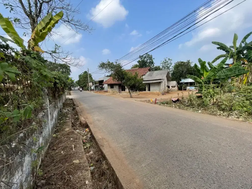 Dijual Tanah Cisauk SHM 100Jtan Pinggir Jaan - Cocok Invest/Hunian - 10 Menit Stasiun Jatake
