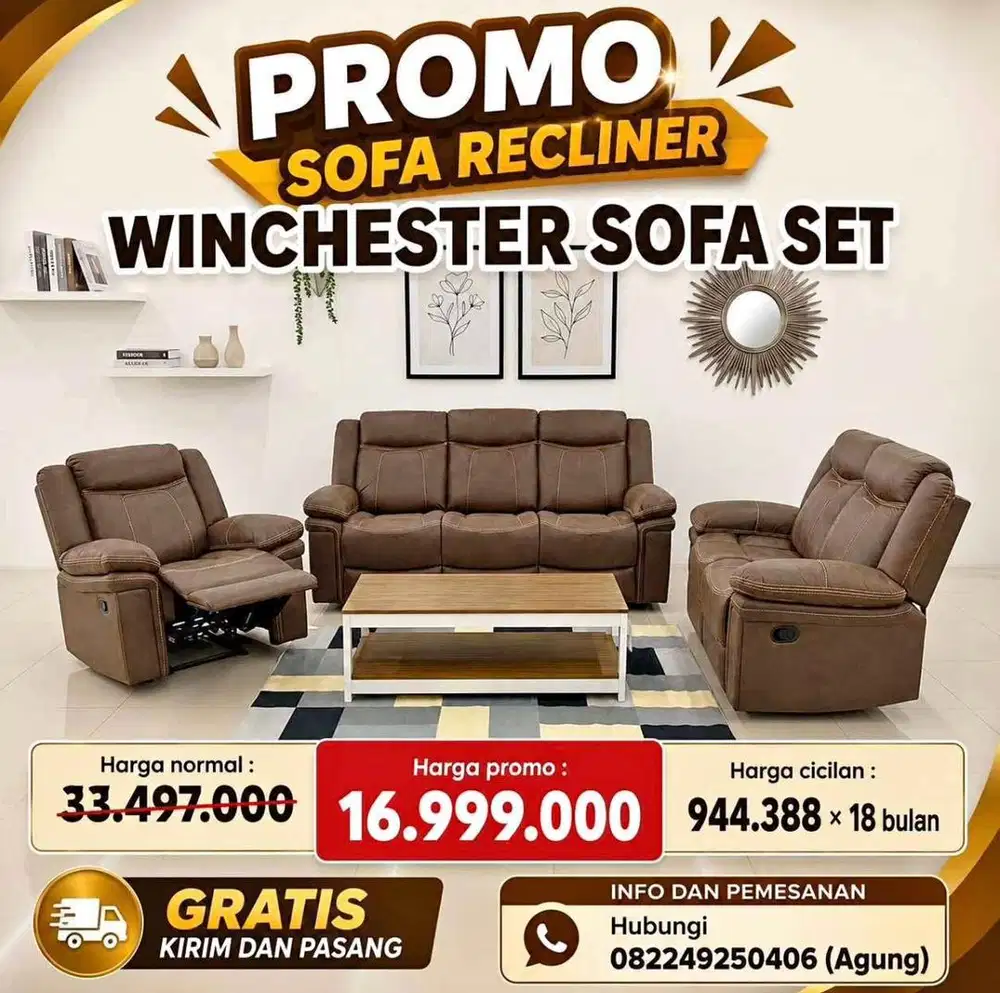 Winchester sofa set