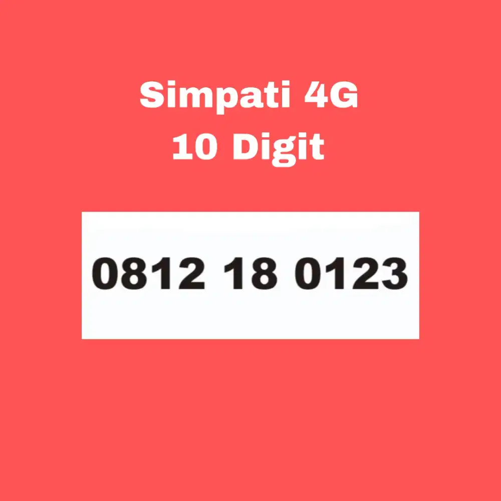 Nomor cantik telkomsel 10digit 5G