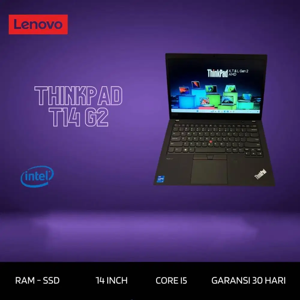 Lenovo Thinkpad T14 G2 Core i5 Gen 11 Ram 16GB *RC