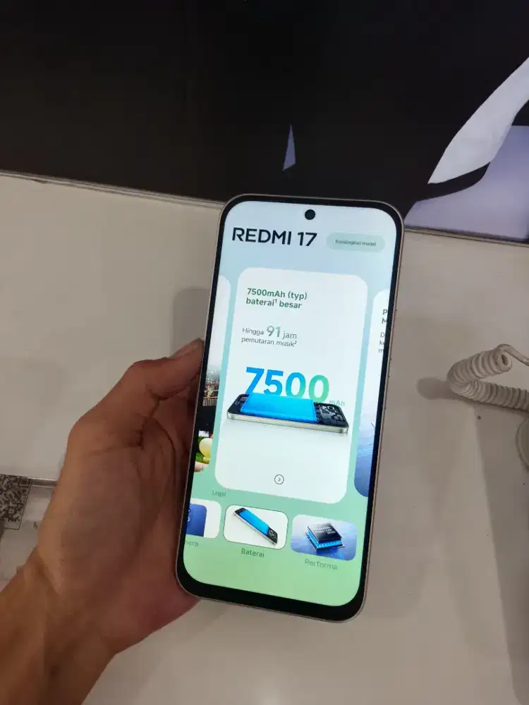Xiomi Redmi 17 ram 6/128gb New Kredit tanpa Dp