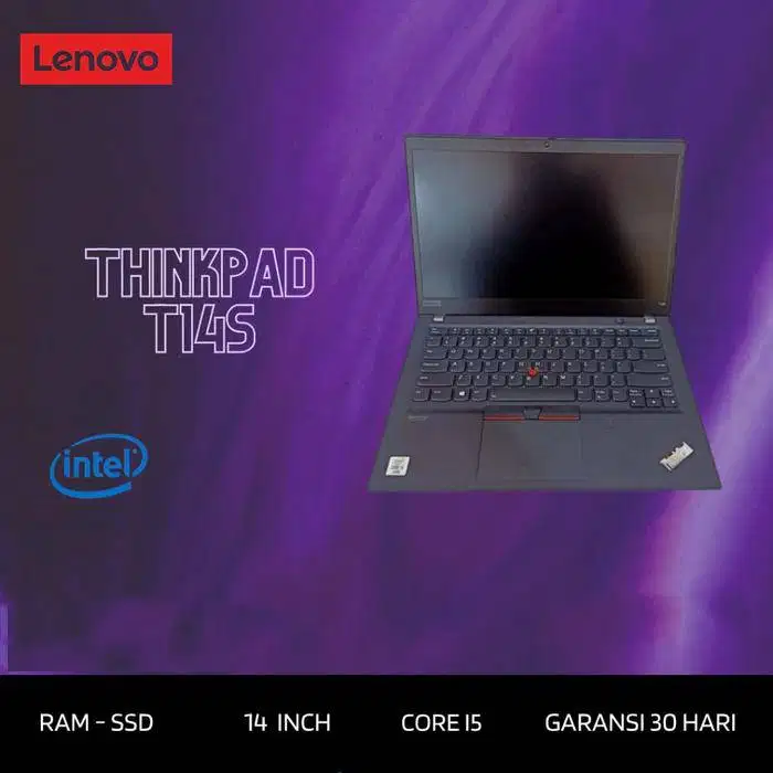 Lenovo Thinkpad T14s Core i5 10310 Gen 10 Ram 8GB DDR4 Ssd 256GB *RC