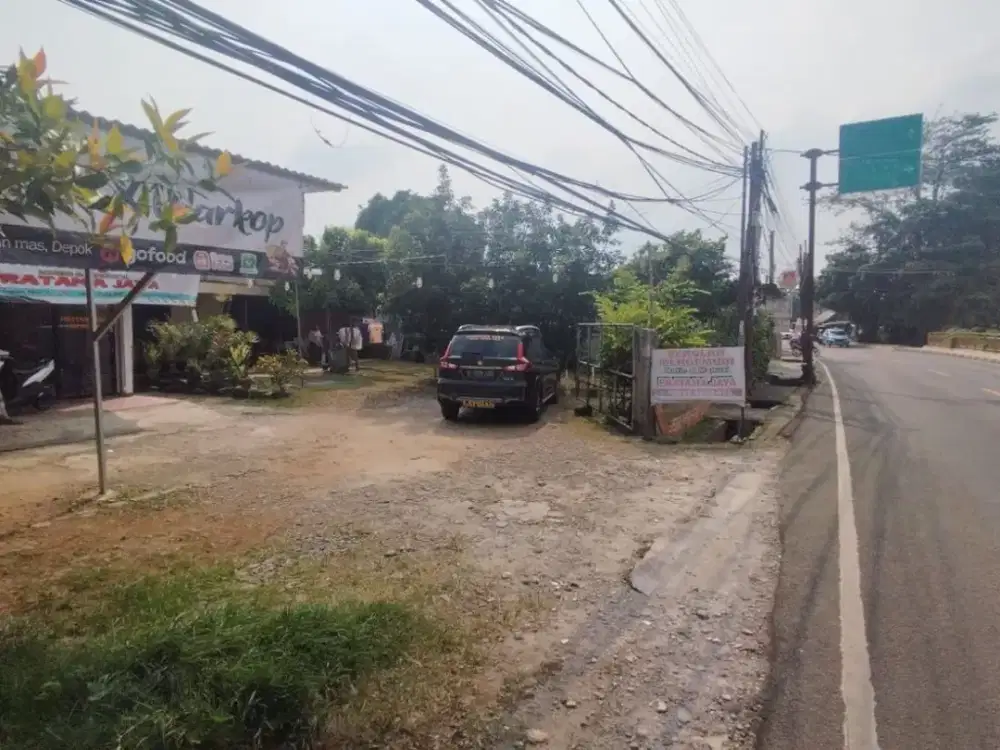 TURUN HARGA & DIJUAL CEPAT Tanah Komersial Sangat Luas yang Strategis di Sawangan, Depok