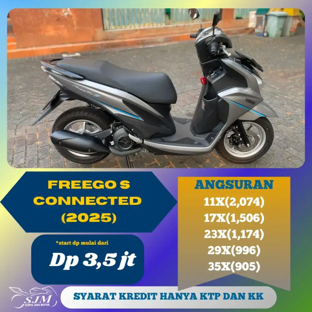 YAMAHA FREEGO CONNECTED 2025 SIAP PAKAI