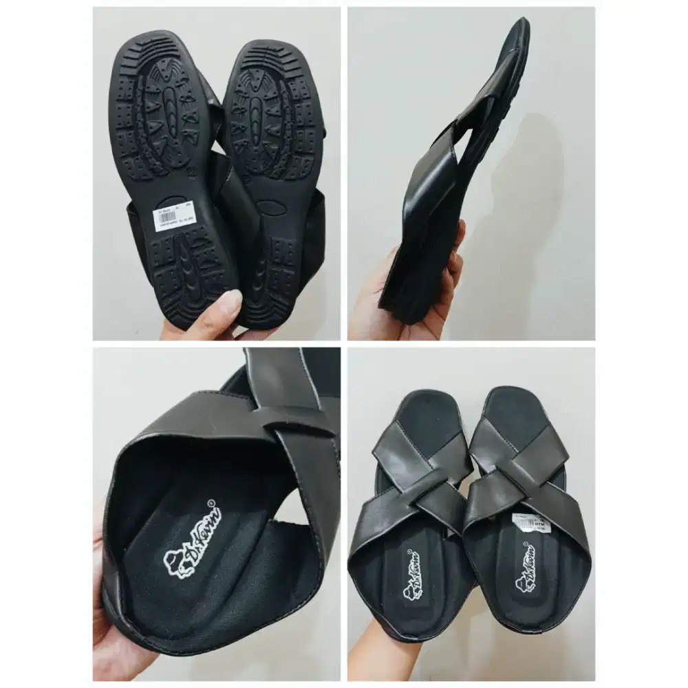 Sandal Dr Kevin Hitam Size 42