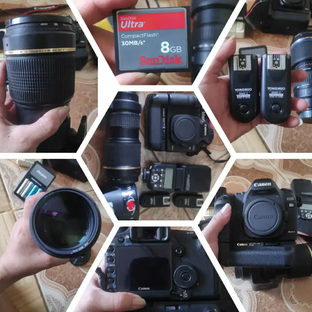 Canon 5D Mark II dan Lensa Tamron 70-200 mm f2.8