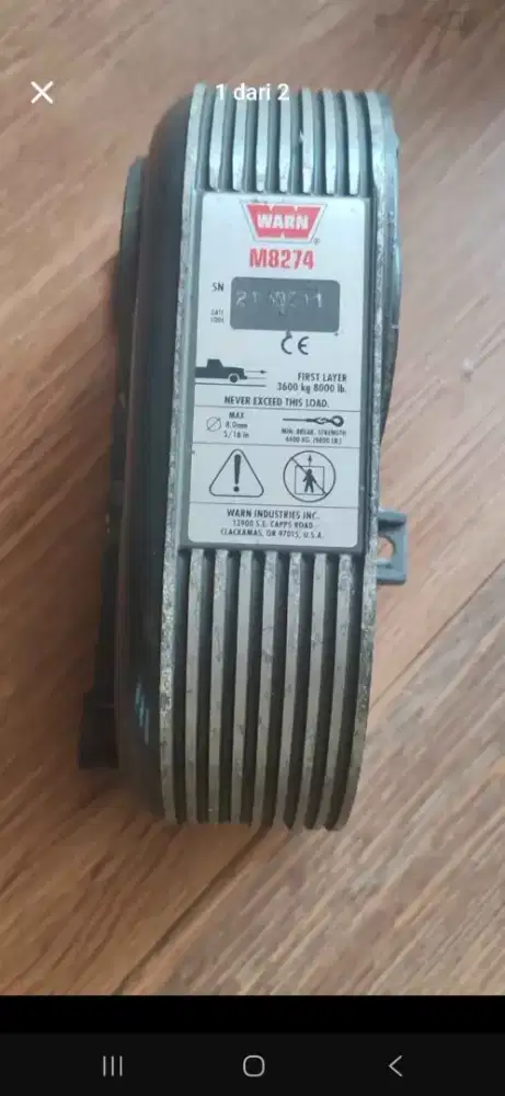 Top housing winch warn 8274
