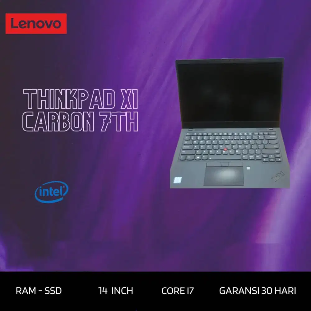 Lenovo X1 Carbon 7th Core i7 8565u Ram 16GB SSD 512GB 14” FHD *RC