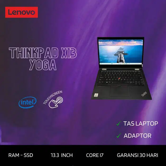 Lenovo ThinkPad X13 Yoga Core i7 Gen10 Ram 16GB 13.3 Touch *RC