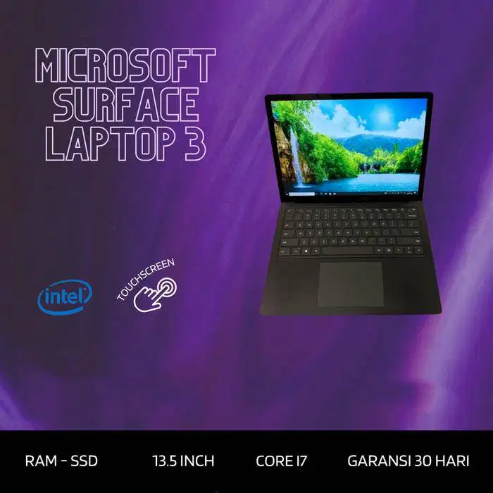 Surface Laptop 3 Core i7 10th Gen Ram 16GB Ssd 256GB QHD Touch *RC