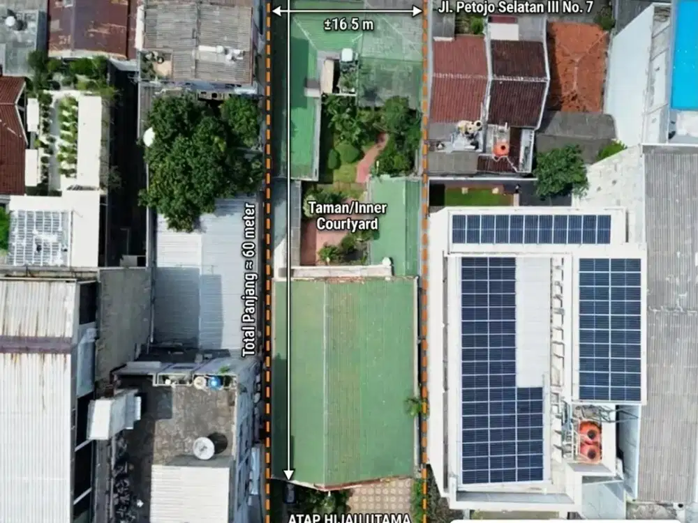 DIJUAL – Rumah/Tanah lokasi sangat stategis di Jl. KH. Hasyim Ashari (Samping Bank Danamon), Jakarta Pusat