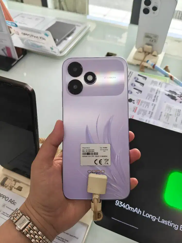 Ready oppo A6c ram 4+8/64/128GB batrai 7000mah