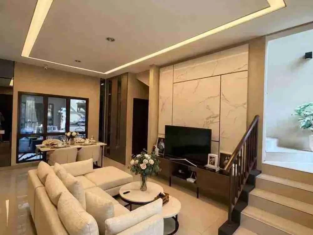 Rumah Full Furnished Mewah The Mozia Cluster Aure BSD