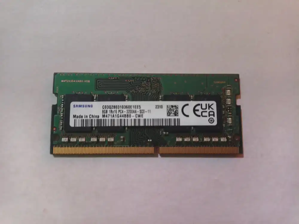 RAM Laptop Samsung 8GB (1x8GB) DDR4 DRAM 3200Mhz