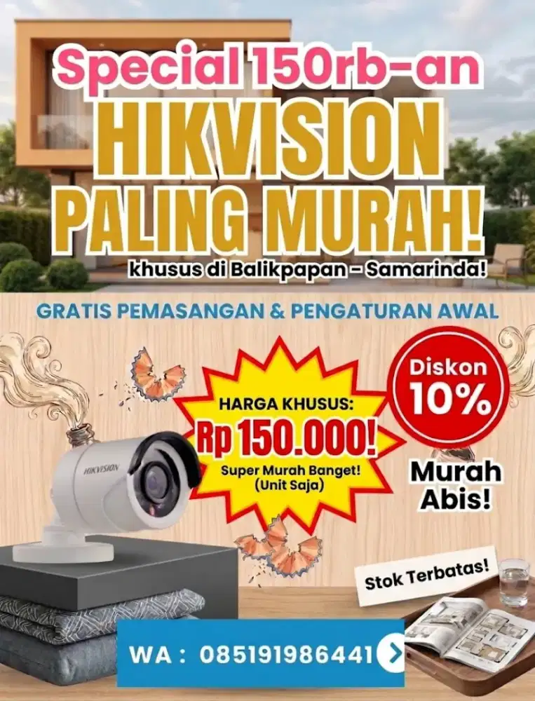 PASANG CCTV BARU MURAH BERGARANSI