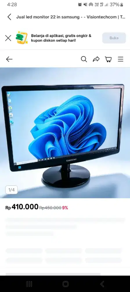 Led samsung 22in